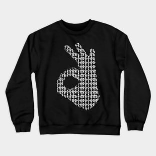 Ok Sign Crewneck Sweatshirt